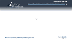 Desktop Screenshot of legacyeditionpools.com